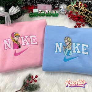 Frozen Princess Elsa & Anna Embroidery Sweatshirts