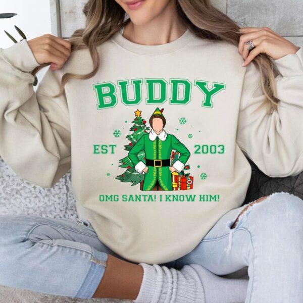 Buddy The Elf Movie Christmas Sweatshirts