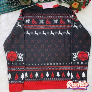 Sorcerer The Arcane-Touched DnD Ugly Christmas Sweater