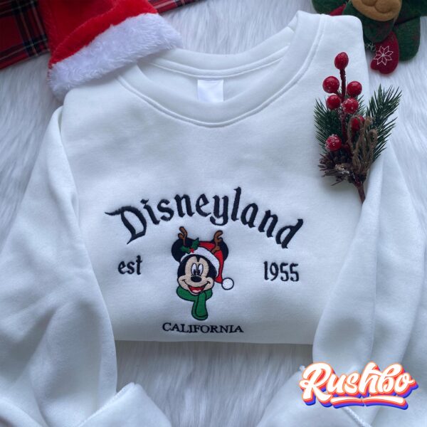 Mickey And Minnie Couple Embroidery Sweatshirts