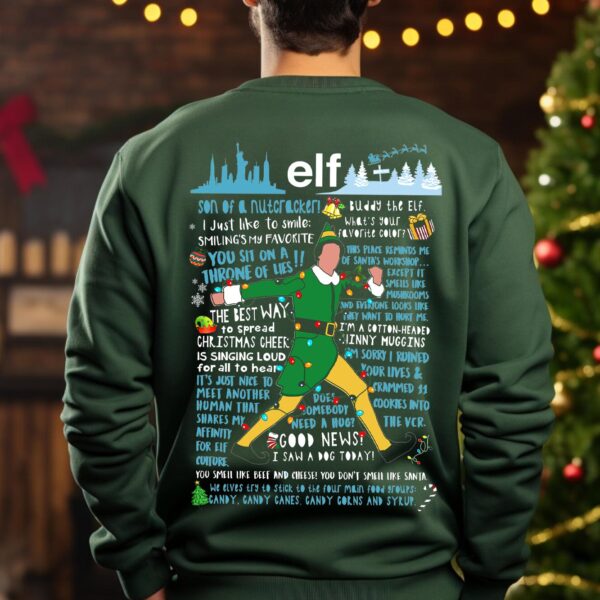 Buddy Elf Christmas 2-sided Sweatshirt