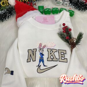 Zootopia Judy and Nick Embroidered Sweatshirts