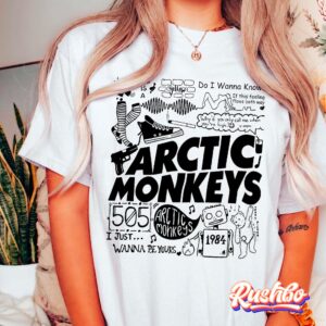 Arctic Monkey Album Lyrics 2024 Tour T-shirt Sweatshirt Hoodies