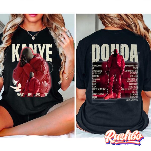 Kanye West Donda Vintage 2 Sided T-shirt Sweatshirt Hoodies