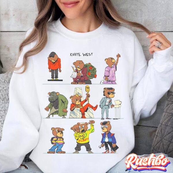 Kanye West Bears Albums Cute T-shirt Sweatshirt Hoodies