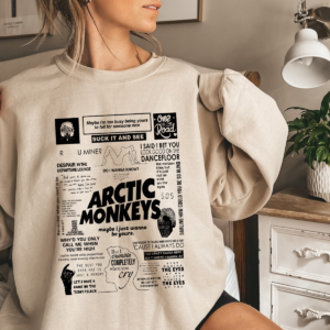 Arctic Monkeys tshirt sweatshirt hoodie retro