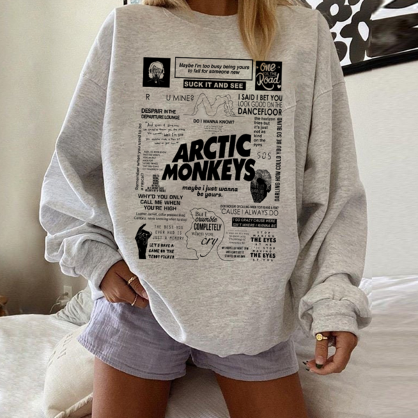 Arctic Monkeys Tshirt Sweatshirt Hoodie Retro