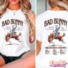 Bad Bunny Most Wanted Tour 2024 2-sided T-shirt