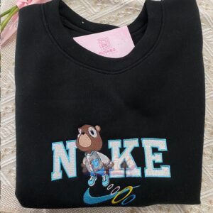 Kanye West Graduation Bear Embroidered Sweatshirt