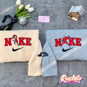Helen Parr (Elastigirl) and Bob Parr (The Incredibles) Couple Matching Embroidered Sweatshirt