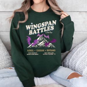 Wingspan battle The bat boys acotar book tshirt sweatshirt hoodie