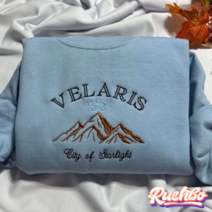 Velaris city of starlight embroidered Tshirt sweatshrit hoodie