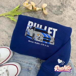 Bullet - Suki Couple Matching Embroidered Sweatshirt
