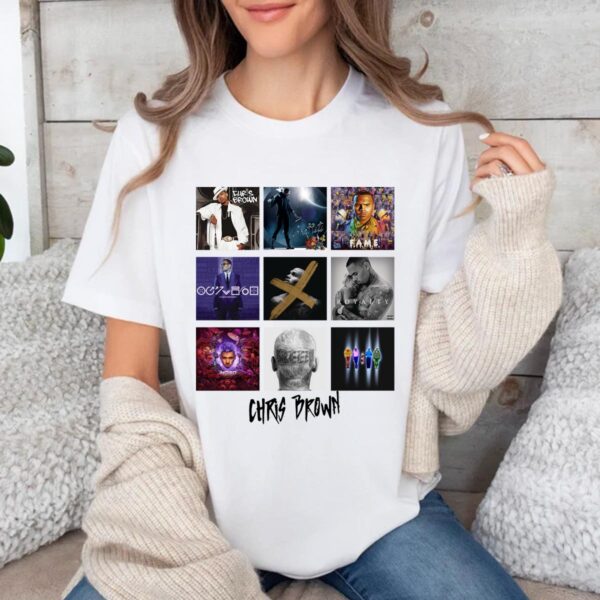 Albums Vintage Chris Brown Unisex T-shirt Sweatshirt Hoodie