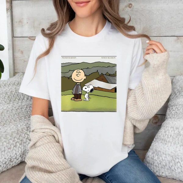 Noah Kahan Stick Season Snoopy Tshirt Sweatshirt Hoodie