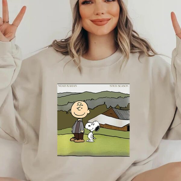 Noah Kahan Stick Season Snoopy Tshirt Sweatshirt Hoodie