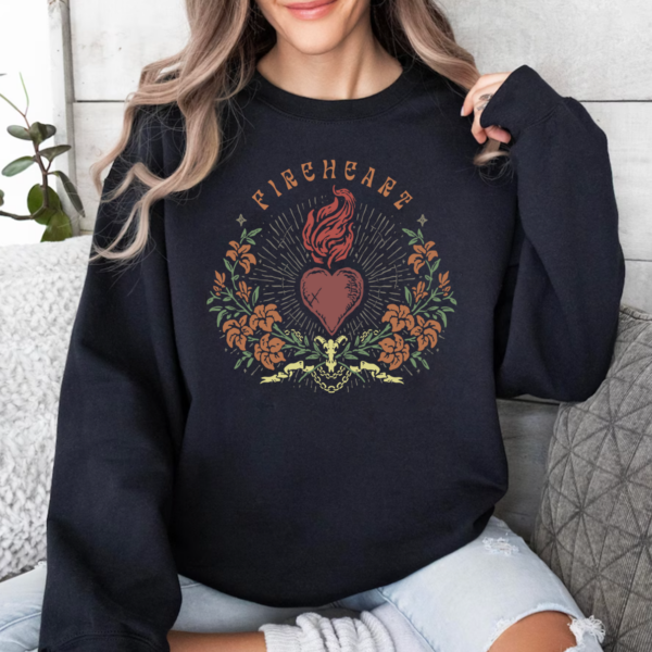 Fire Heart Acotar Tshirt Sweatshirt Hoodie