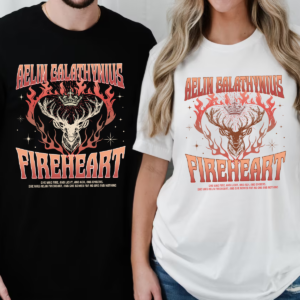 2 Sided Fireheart Acotar Tshirt Sweatshirt Hoodie