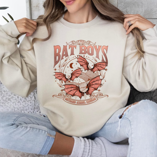 2 Sided Bat Boys Vintage Tshirt Hoodie Sweatshirt