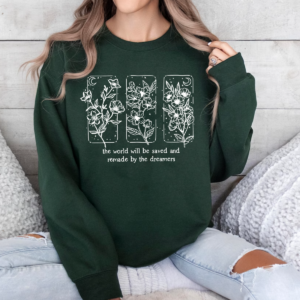 Throne of glass flowers tshirt sweatshirt hoodie