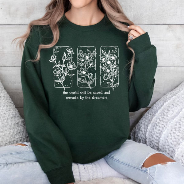 Throne Of Glass Flowers Tshirt Sweatshirt Hoodie