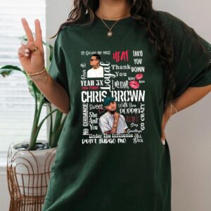 Chris Brown 1-sided Songs Unisex T-shirt Sweatshirt Hoodie